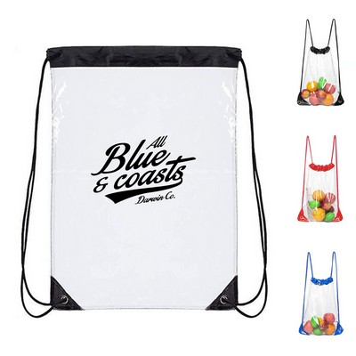 Clear Drawstring Backpack