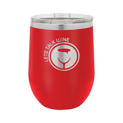 12 Oz. Red Polar Camel Stemless Tumbler