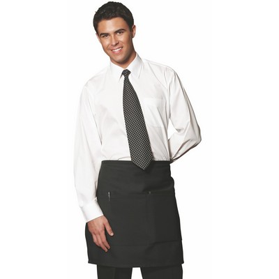 Black Half Waist Bistro Apron