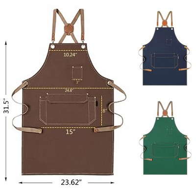 Chef Apron with Cross Back Straps