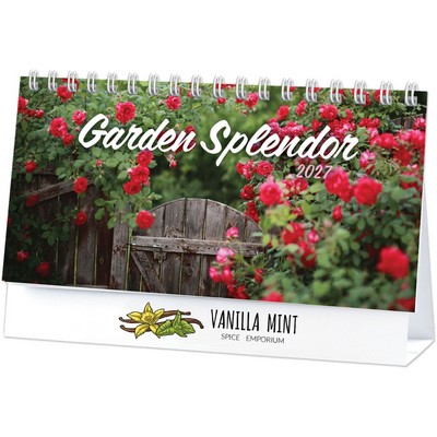 Full Colour Garden Splendor Desk Calendar