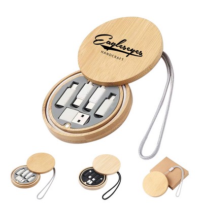 Charging Cable Kit with Magnetic Organizer